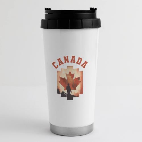 Proud Canadian Shadow - 16 oz Travel Mug