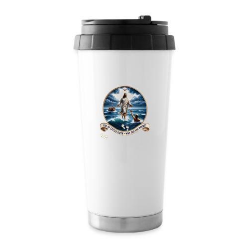 Walking On Water Faith T Shirt, Christian Miracle - 16 oz Travel Mug