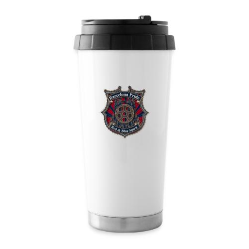 Barcelona Scarlet Pride T Shirt, Soccer City Gift - 16 oz Travel Mug