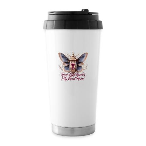 Your Light Guides My Heart HomeGifts T-Shirt - 16 oz Travel Mug
