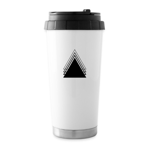 Triangle Geometry Design Minimalist - 16 oz Travel Mug