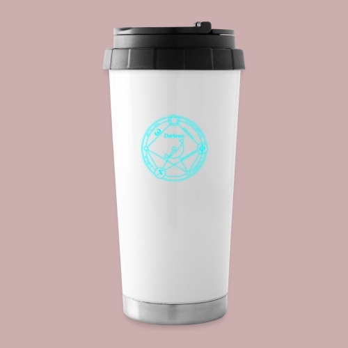 darknet logo cyan - Travel Mug