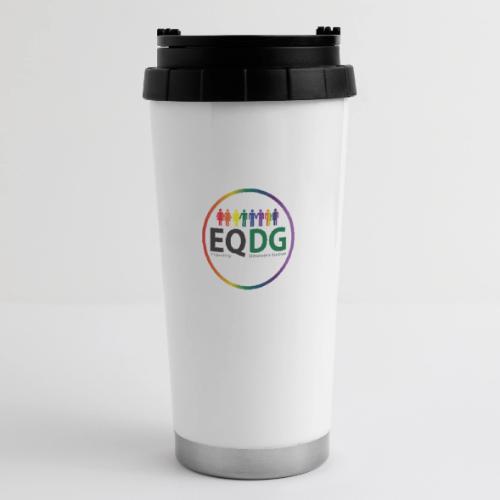 EQDG circle logo - 16 oz Travel Mug