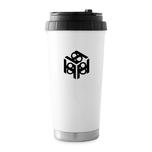 H 8 box logo design - Travel Mug
