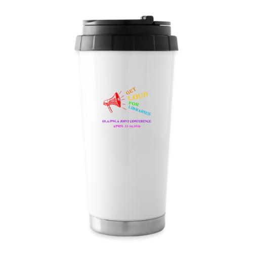 OLA PNLA 2026 square logo color transparent - 16 oz Travel Mug