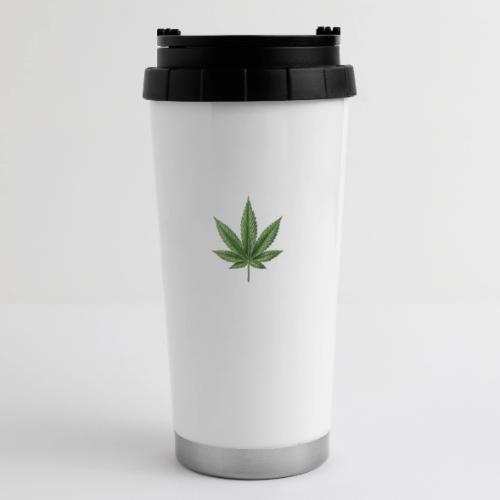 Cannabis Leaf - 16 oz Travel Mug