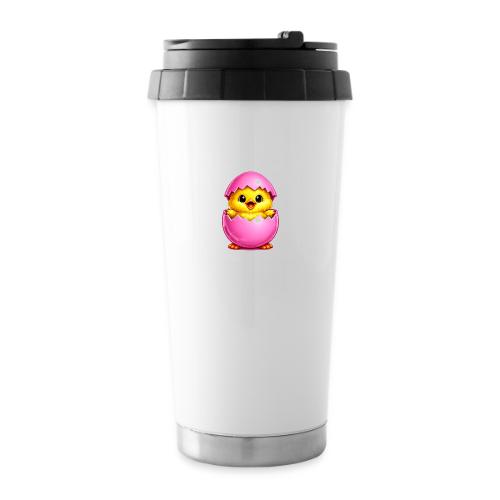 Easter Chick Pink - 16 oz Travel Mug