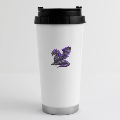 Neon Dragon at Rest - 16 oz Travel Mug