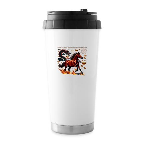 Year of the Horse Victory T Shirt, Lunar New Year - 16 oz Travel Mug