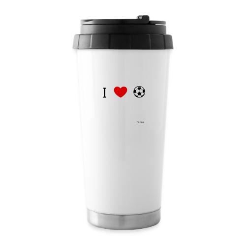 I heart soccer - Women - 16 oz Travel Mug