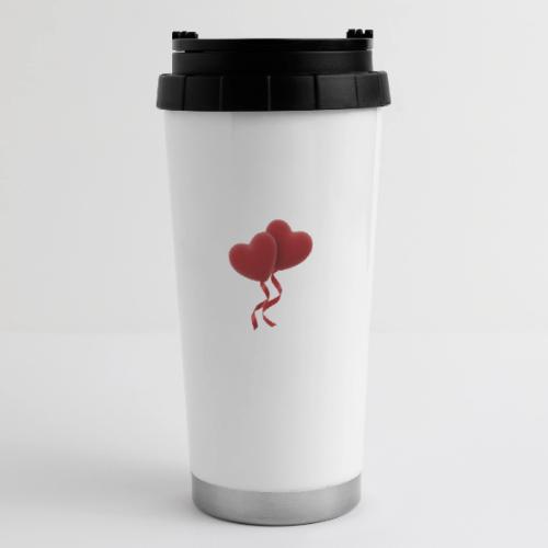 Two hearts together - 16 oz Travel Mug