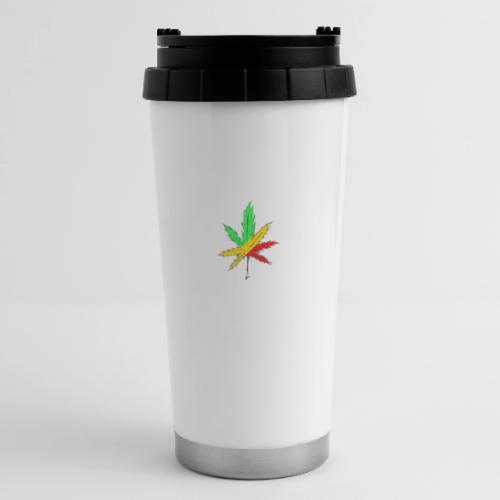 Rasta leaf - 16 oz Travel Mug