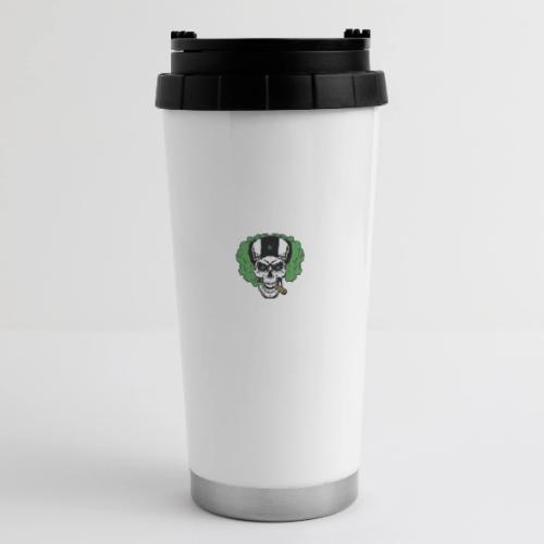skull smoke cloud 2 - 16 oz Travel Mug