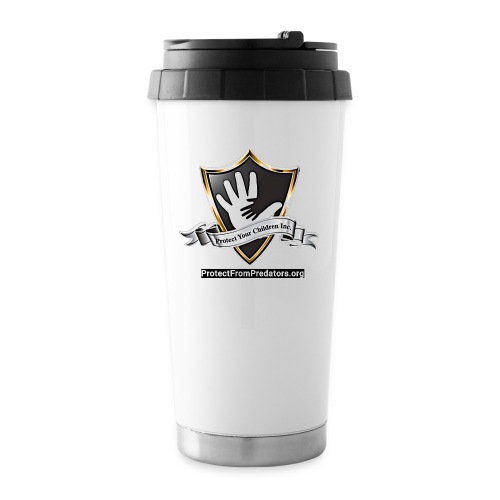 Protect Your Children Inc Shield and Website - Travel Mug