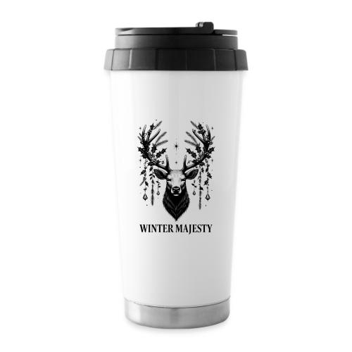Majestic Reindeer T-Shirt, Poster, & Mug - 16 oz Travel Mug