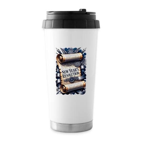 New Year's Resolution T-Shirt - 16 oz Travel Mug