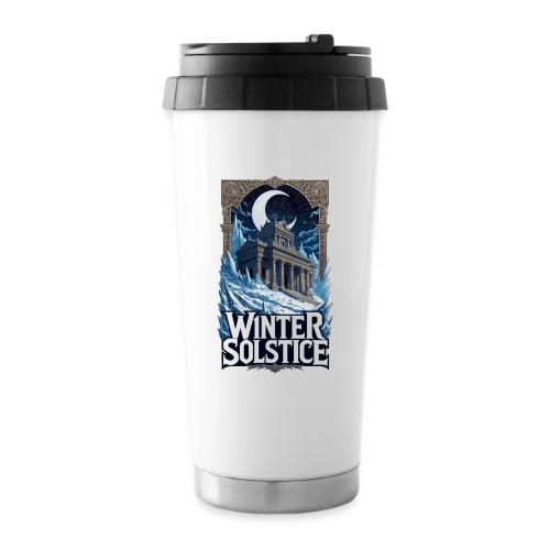 Winter Solstice Temple T-Shirt - 16 oz Travel Mug