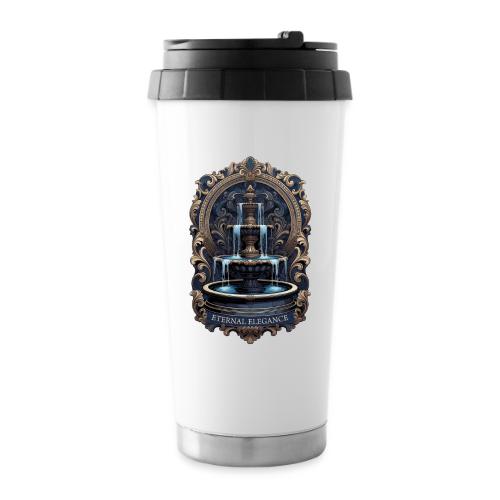 Gilded Baroque Fountain T-Shirt - 16 oz Travel Mug