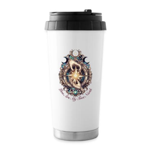 You Are My True North Celestial Compass T-Shirt - 16 oz Travel Mug