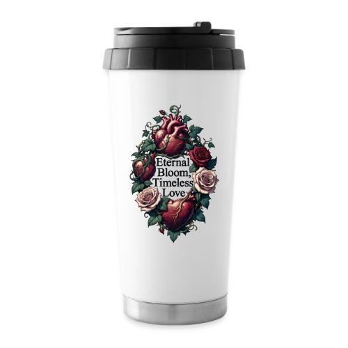 Eternal Bloom Timeless Love Entwined Hearts T-Shir - 16 oz Travel Mug
