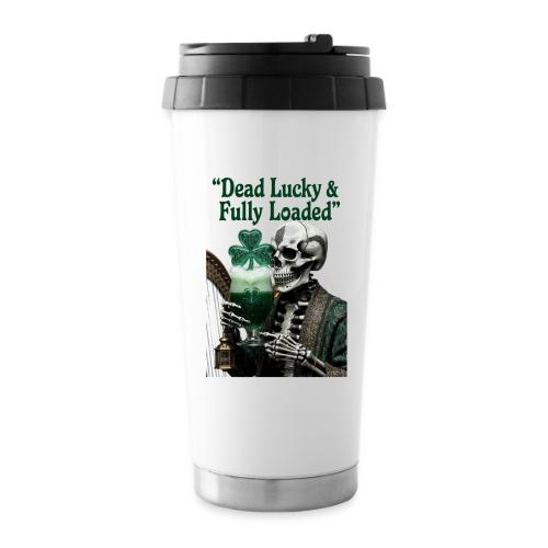 Lucky Skeleton Stout T-Shirt - 16 oz Travel Mug