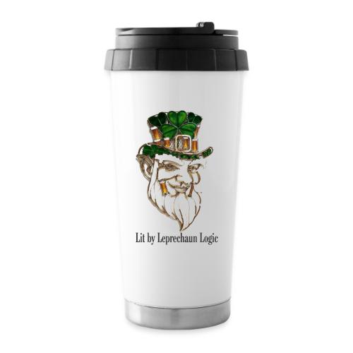 Leprechaun Lantern Mischief T-Shirt - 16 oz Travel Mug