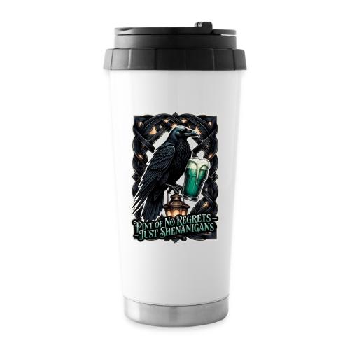 Sarcastic Raven Shenanigans Tee - 16 oz Travel Mug