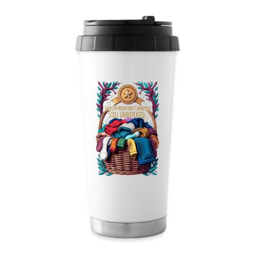 Laundry Mountain Champion Tee | Still Undefeated - 16 oz Travel Mug