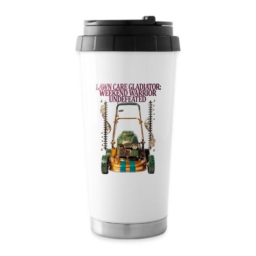 Lawn Care Gladiator T Shirt - 16 oz Travel Mug