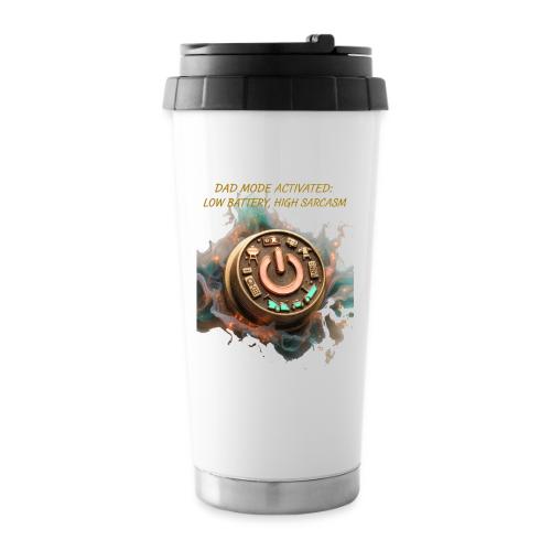 Dad Mode Activated T Shirt, Funny Dad Gift - 16 oz Travel Mug