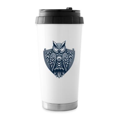 Night Watch Owl T Shirt, Sarcastic Dad Gift - 16 oz Travel Mug