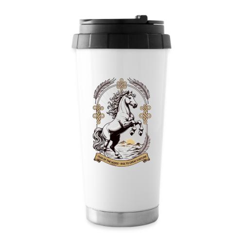Year of the Horse Rearing T Shirt, Lunar New Year - 16 oz Travel Mug