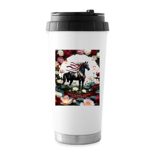 Year of the Horse Harmony T Shirt, Lunar New Year - 16 oz Travel Mug
