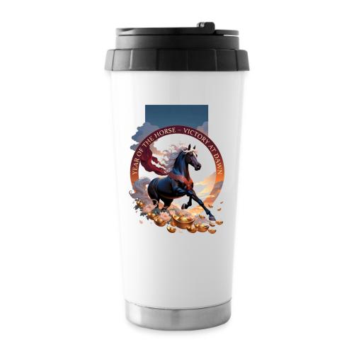 Year of the Horse Dawn T Shirt,Lunar New Year Gift - 16 oz Travel Mug
