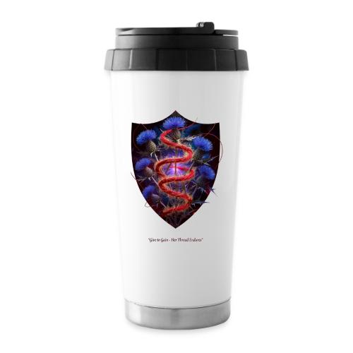Women’s Day Crimson Thread Matriarch T Shirt, Gift - 16 oz Travel Mug