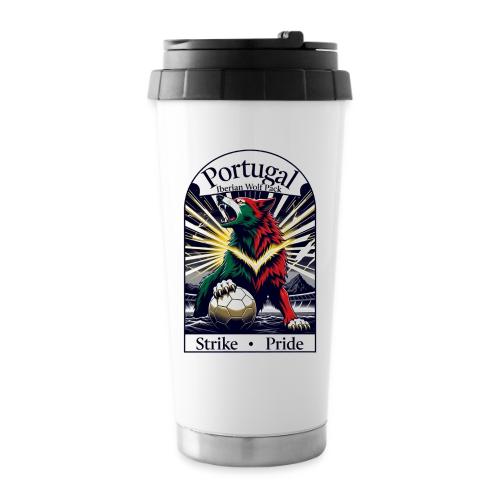 Portugal Iberian Wolf Soccer T Shirt, Pride Gift - 16 oz Travel Mug