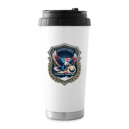 USA Eagle Vanguard T-Shirt,American Flag PrideGift - 16 oz Travel Mug