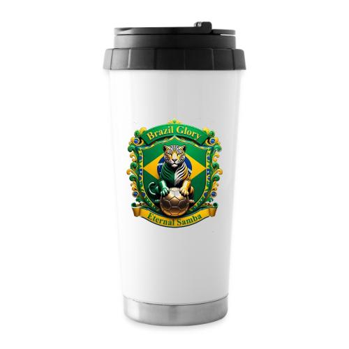 Brazil Jaguar Glory Tee, Brazilian Pride Gift - 16 oz Travel Mug