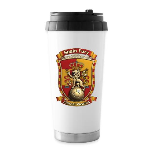 Spain Lion Fury T-Shirt, Spanish Crest Gift - 16 oz Travel Mug