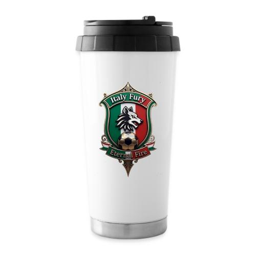 Italy heritage Wolf Fury Tee, Pride Badge Gift - 16 oz Travel Mug