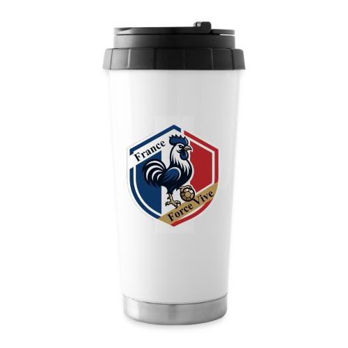 France Rooster T-Shirt, Bleu-Blanc-Rouge gift - 16 oz Travel Mug