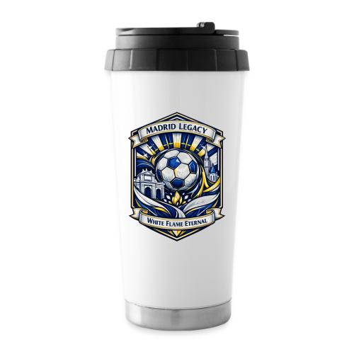 Madrid White Legacy T Shirt, Madrid Fan Gift - 16 oz Travel Mug