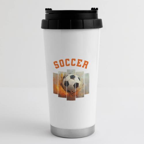 Soccer Iconic Touch - 16 oz Travel Mug