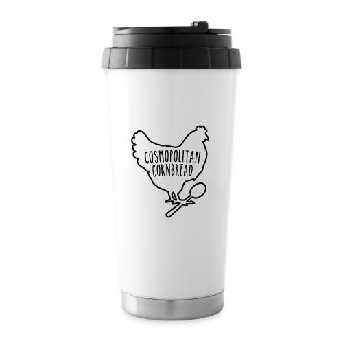 Cosmopolitan Cornbread Hen & Spoon Logo - 16 oz Travel Mug