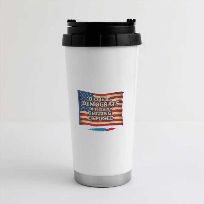 D.O.G.E. American Flag Retro