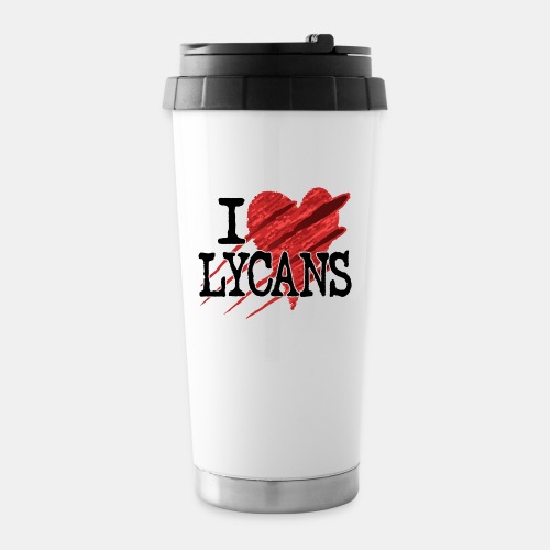 I Heart Lycans Werewolf Love Slogan - Travel Mug