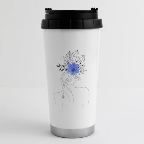 Third Eye Flower Goddess - Crystal Design - 16 oz Travel Mug