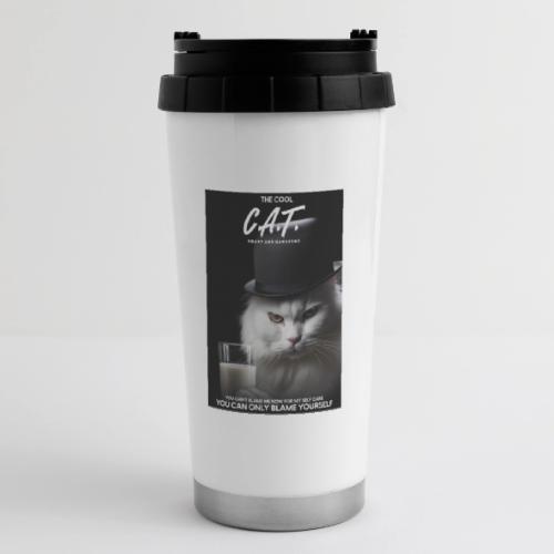 The Cool Cat - 16 oz Travel Mug