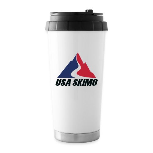 USA Skimo Logo - Stacked - Color - Travel Mug