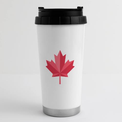 Canadian red maple leaf - 16 oz Travel Mug